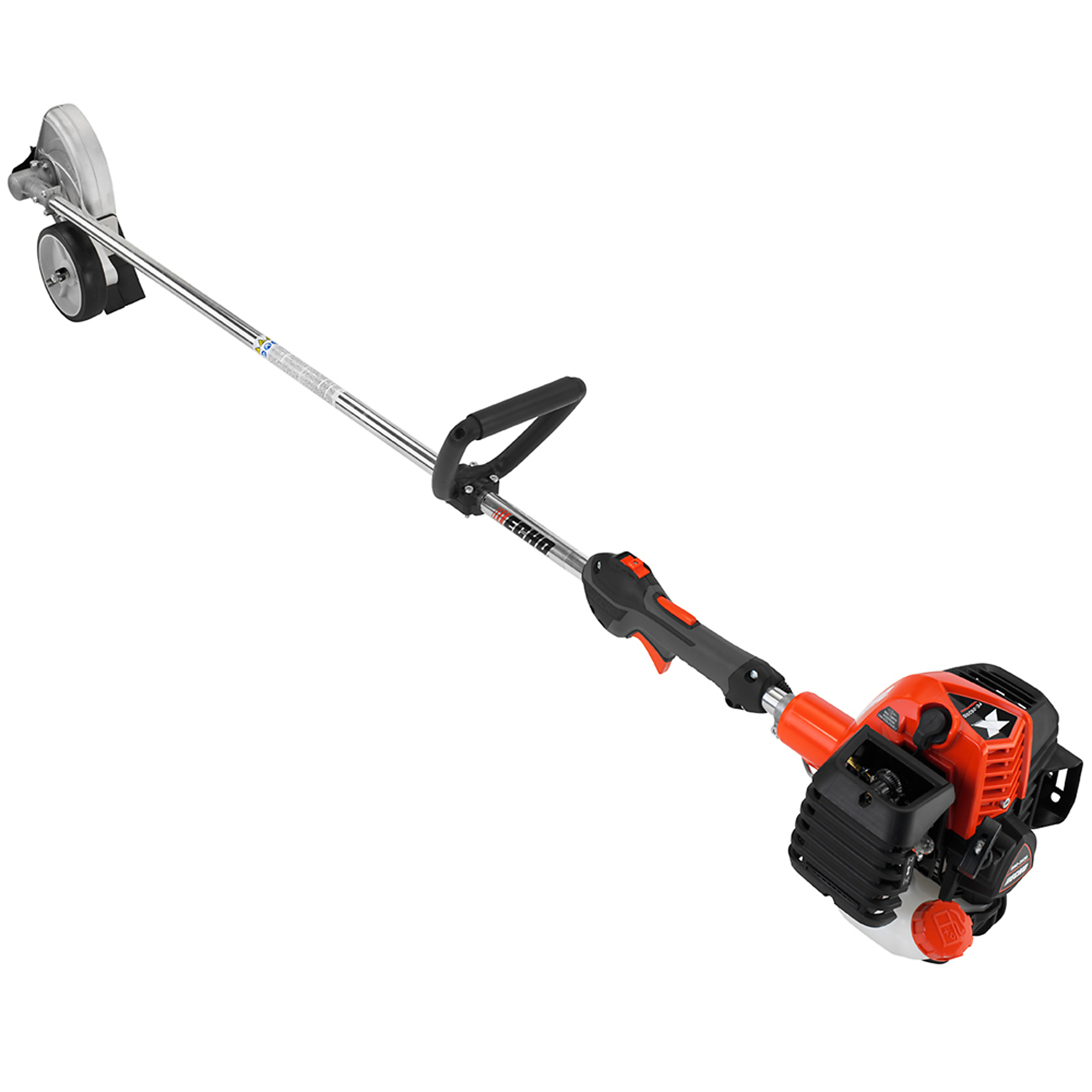 ECHO X Series, Gas-Powered Straight Shaft Edger, 2:1 Gear Reduction, 59 in Shaft, 7.75 in. Blade and Metal Shield, Engine Displacement 25.4 cc, Model# PE-2620S